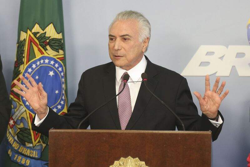 Michel Temer discursa sobre denuncias da PGR_foto: Fábio Rodrigues Pozzebom_Agência Brasil