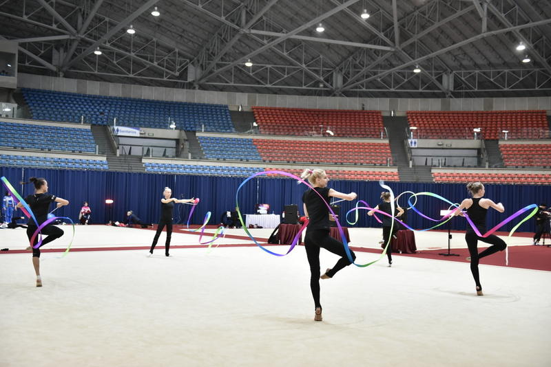 Treinos pré-olímpicos da Ginástica Rítmica da Rússia em Aparecida – Foto: Thiago Leon Treinos pré-olímpicos da Ginástica Rítmica da Rússia em Aparecida – Foto: Thiago Leon