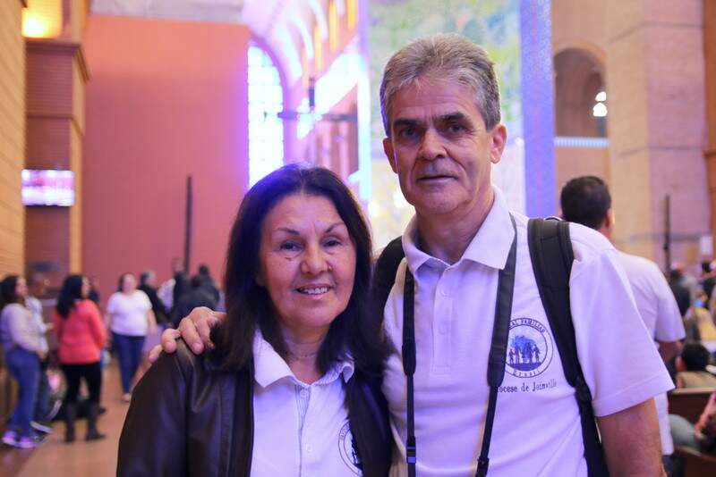 8ª Peregrinação Nacional das Famílias - Cátia Estolfe e seu esposo Luiz Estolfe