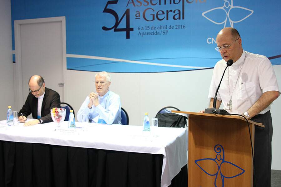 Assembleia da CNBB: 2&ordm; dia de coletiva de imprensa Foto Ivan Simas-A12
