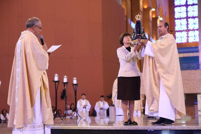Diocese de S&atilde;o Lu&iacute;s de Montes Belos (GO) recebe Imagem Jubilar &ndash; Foto: Ivan Simas