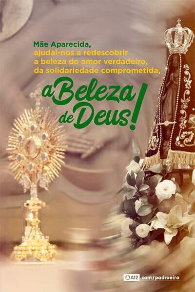 Cadastre seu email e receba imagens exclusivas com mensagens da Mãe Aparecida