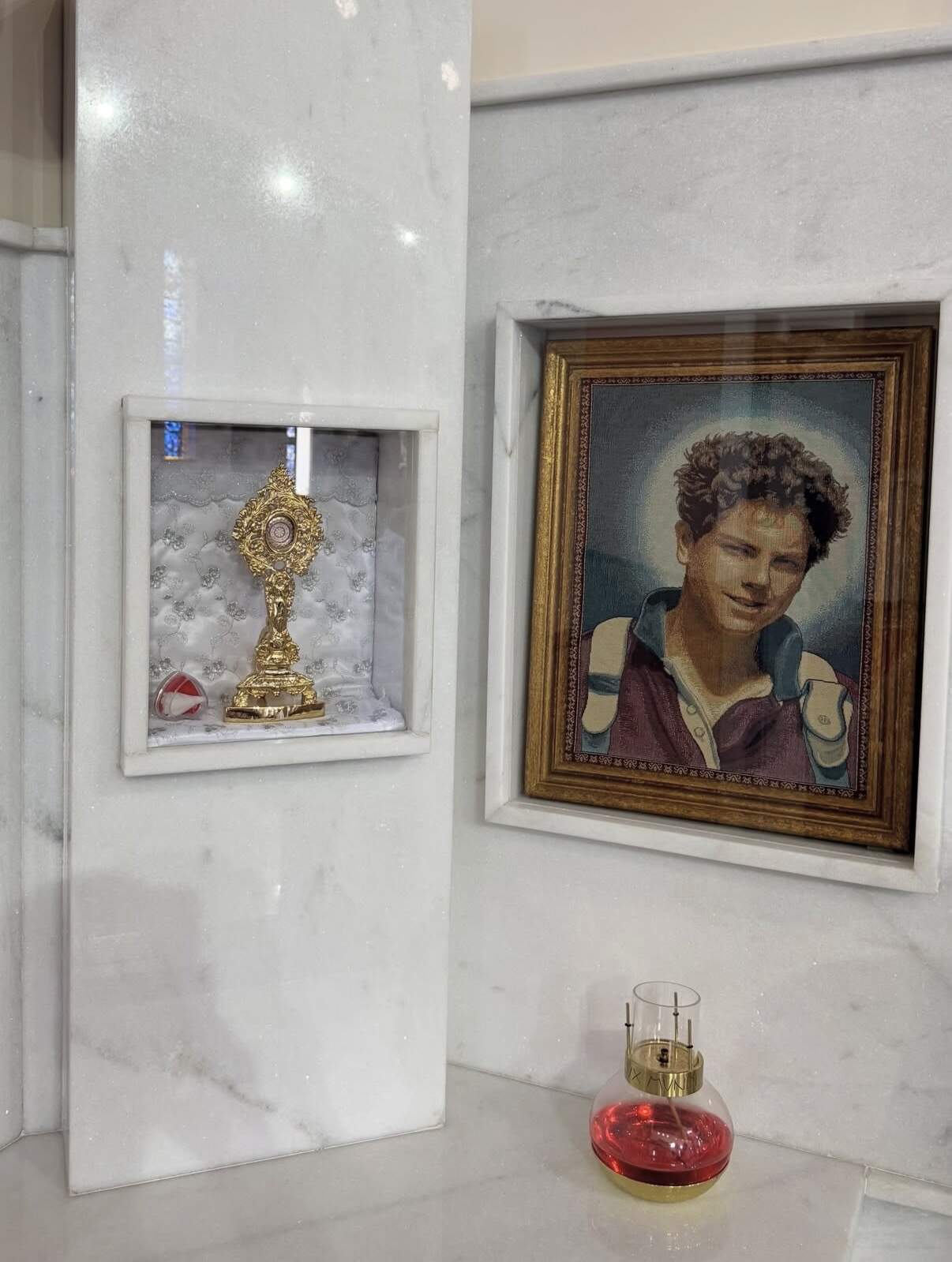 Reprodução Instagram/ carloacutis_estatua