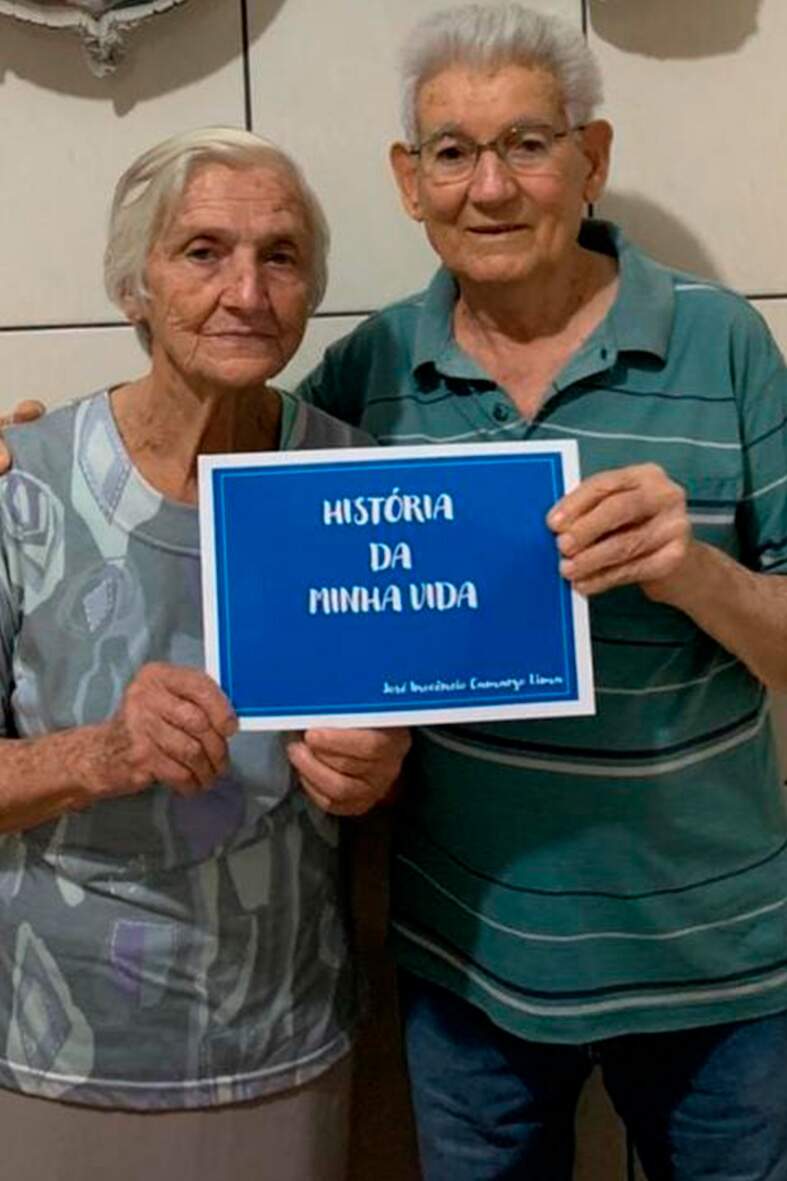 Maria Fre Camargo Lima e José Inocêncio Camargo Lima, Salto Grande/SP – 61 anos de casados no dia 07/09/2022