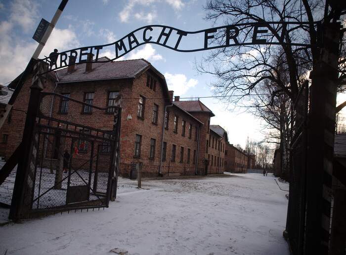Campo de concentração de Auschwitz, na Polônia. 