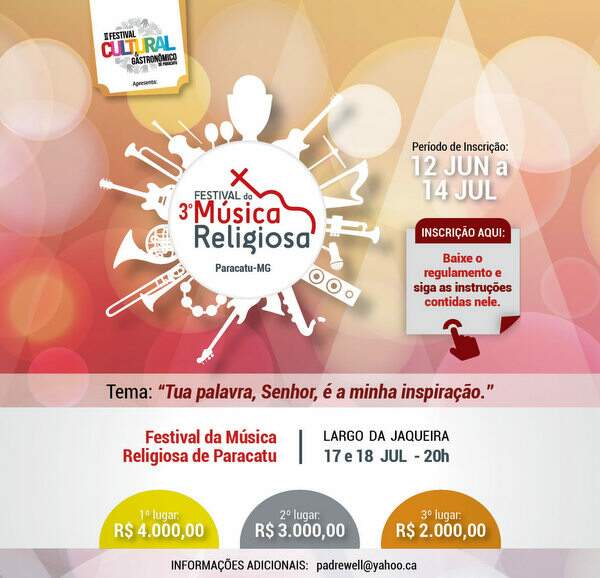 Festival de Musica - Paracatu MG