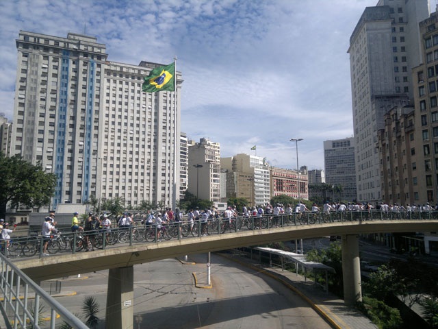 Passeio cicl&iacute;stico em S&atilde;o Paulo