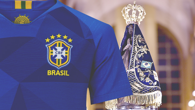 O manto azul da Mãe Aparecida e a seleção brasileira - A12.com