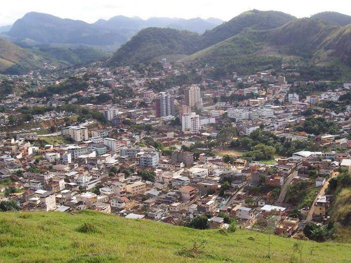 Cidade de Carangola em Minas Gerais