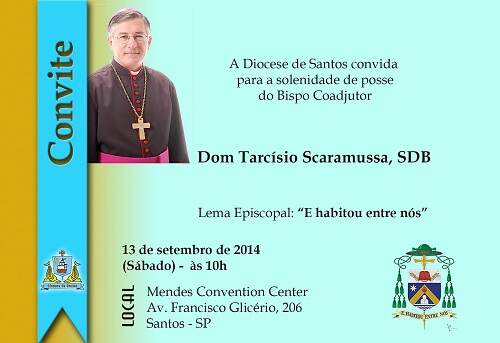 Novo bispo coadjutor de Santos toma posse no dia 13 de setembro