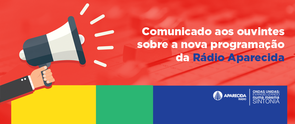 comunicado, rádio aparecida comunicado, rádio aparecida