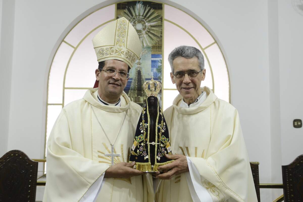 Diocese de Leopoldina recebe Imagem peregrina em preparação ao jubileu de 300 anos Foto Thiago Leon 