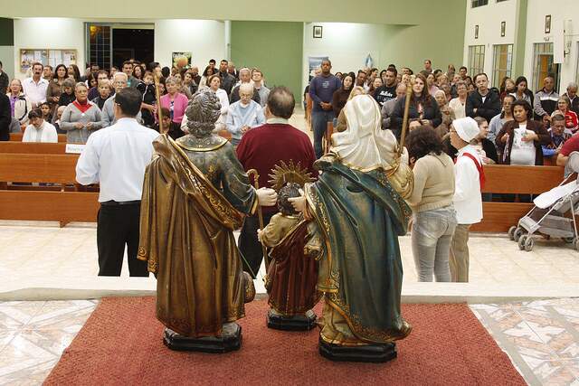 Imagem de Nossa Senhora do Desterro, padroeira da Diocese Jundiai