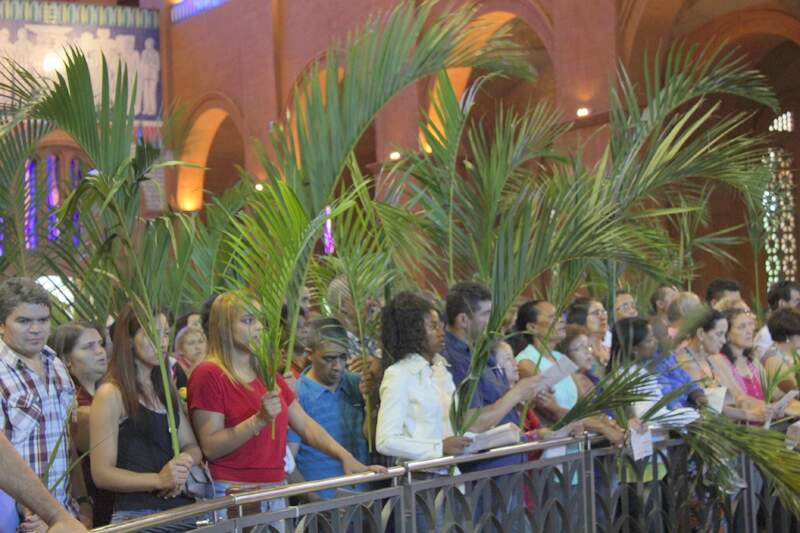 Domingo de Ramos no Santuário Nacional