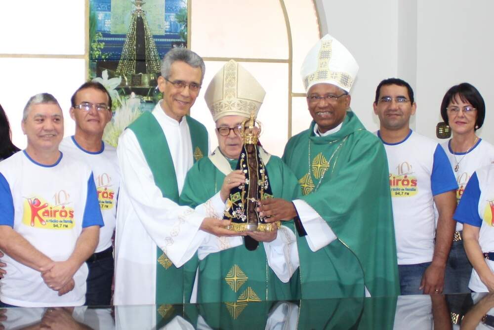 Envio da Imagem Peregrina para Diocese de São Mateus (foto: Tatiana Bettoni)