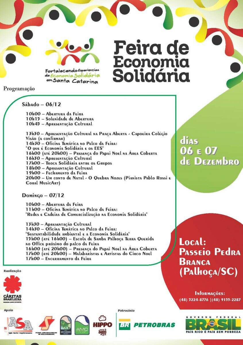 Feira de economia solidaria