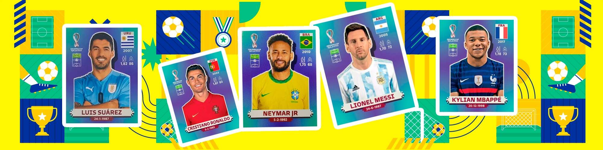 Figurinha Legend Neymar OURO Copa do Mundo 2022 1°Linha premium