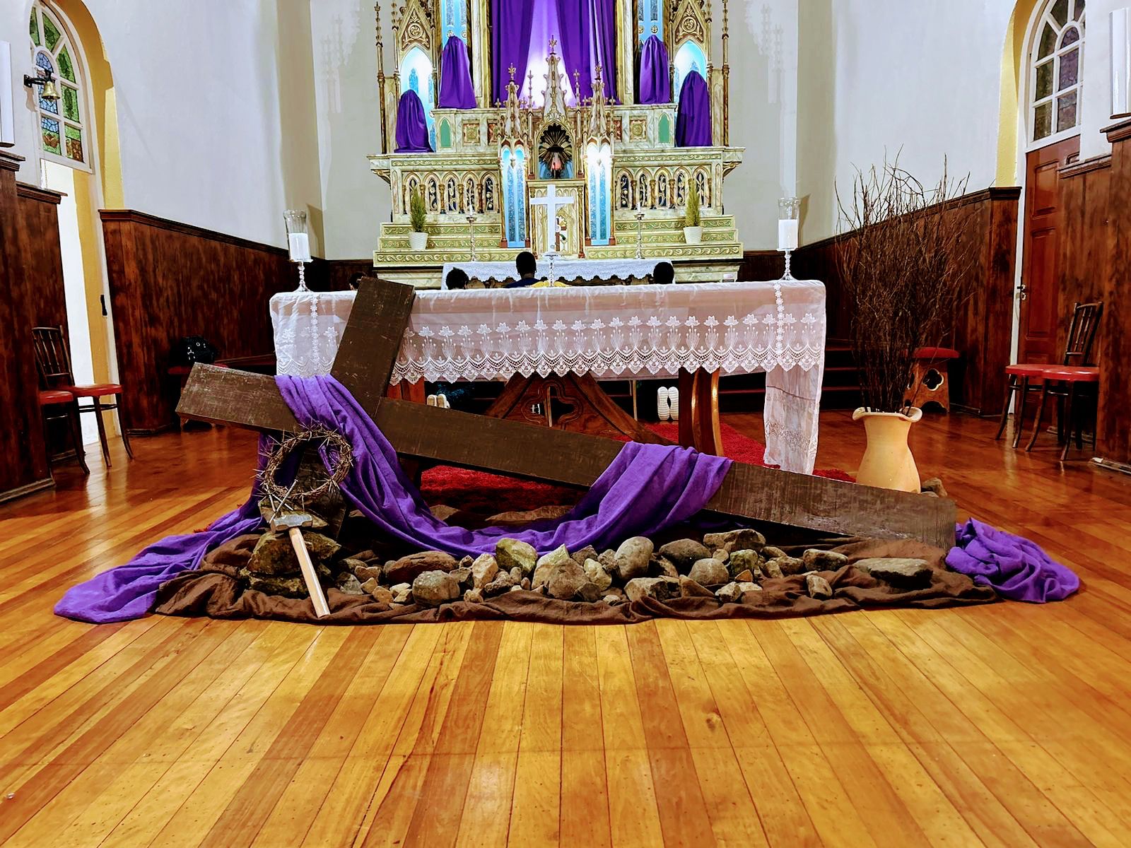 Reprodução/NotiserraSC - Igreja Matriz de São Joaquim, SC