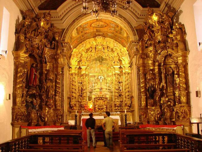 Interior da Igreja de Ouro Preto. Interior da Igreja de Ouro Preto.