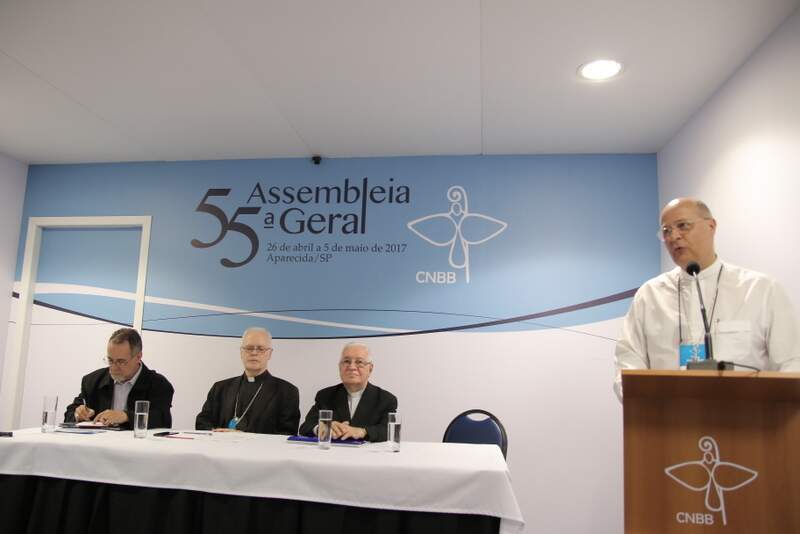55&ordf; Assembleia Geral da CNBB: Coletiva de Imprensa - Foto: A12