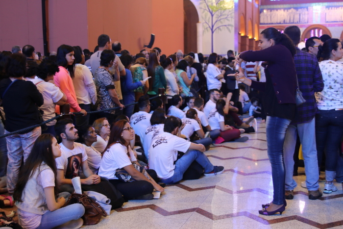 Pastoral Nacional dos Surdos no Santu&aacute;rio Nacional de Aparecida. Foto: Luana Corr&ecirc;a