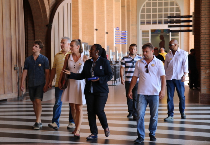 Visita da comitiva h&uacute;ngara ao Santu&aacute;rio Nacional de Aparecida (foto Elisangela Cavalheiro)