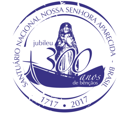 Logo do Jubileu de 300 anos de bênçãos do Santuário Nacional de Aparecida