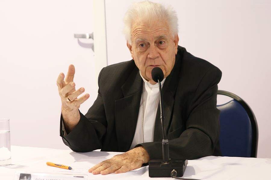 Dom Alfredo Schaffler durante 55ª Assembleia Geral da CNBB - Foto: Ivan Simas