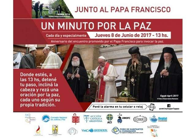 Um minuto pela paz no mundo_foto: Rádio Vaticano