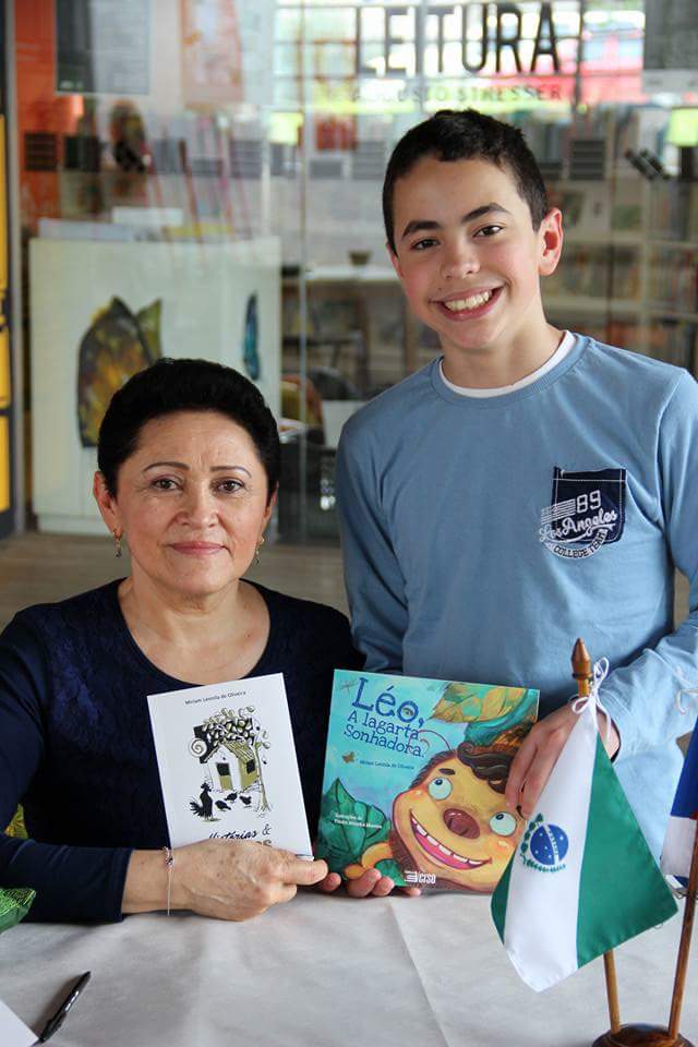 Miriam Leonila e seu filho
