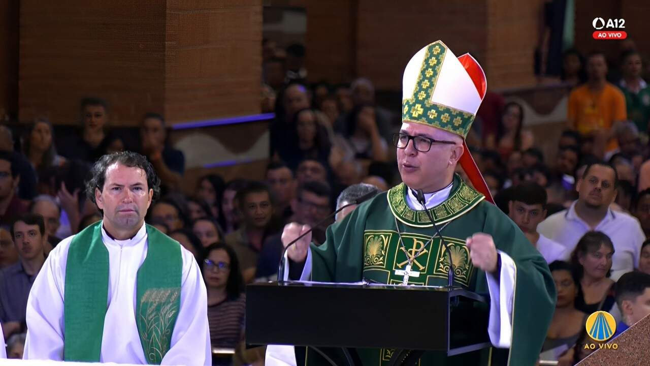 Reprodução/ YouTube Santuário Nacional Reprodução/ YouTube Santuário Nacional