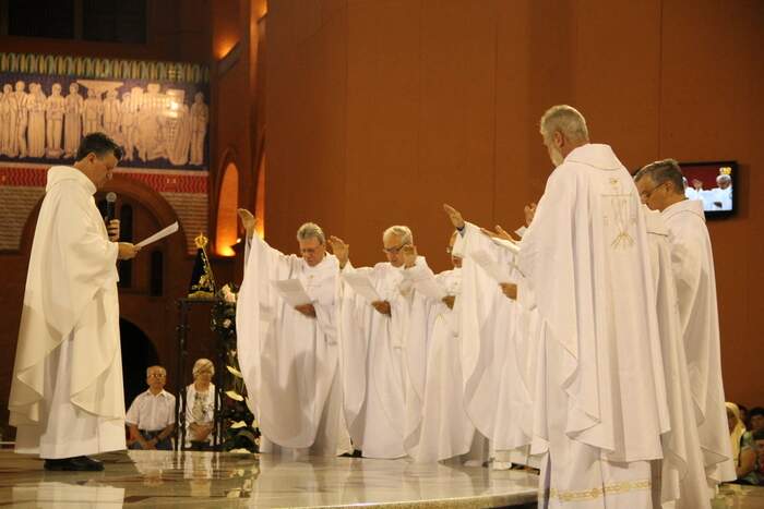 Missa dos Jubilares de Sacerdócio no Santuário Nacional  (credito Victor Hugo Barros)