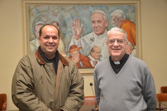 Padre Federico e padre Rafael Vieira