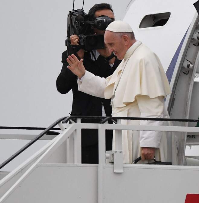 Papa, avião, shutterstock