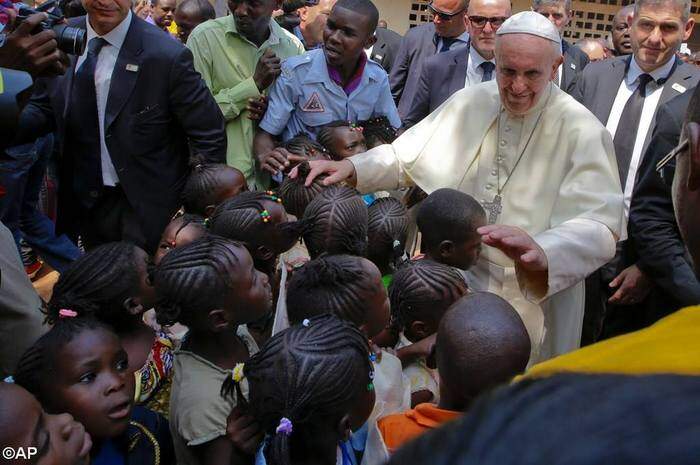 Papa em visita à República Centro-Africana 