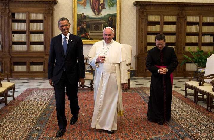 Papa Francisco e Barack Obama Papa Francisco e Barack Obama