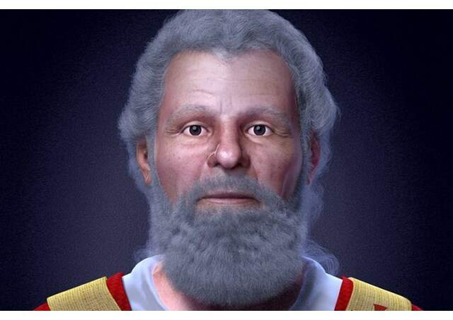 Reconstrução rosto de são valentim_3D_ Cicero Moraes Reconstrução rosto de são valentim_3D_ Cicero Moraes