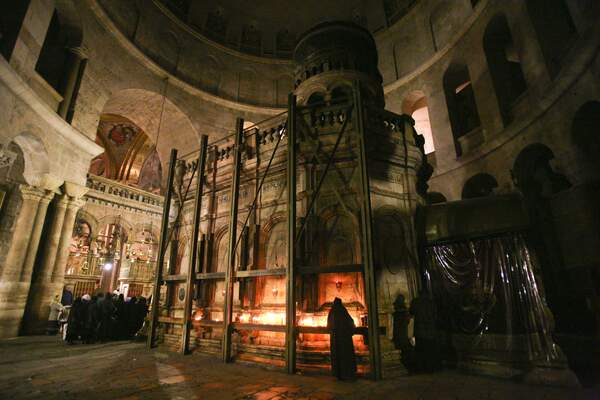 Edícula do Santo Sepulcro (crédito: Custódia da Terra Santa) Edícula do Santo Sepulcro (crédito: Custódia da Terra Santa)