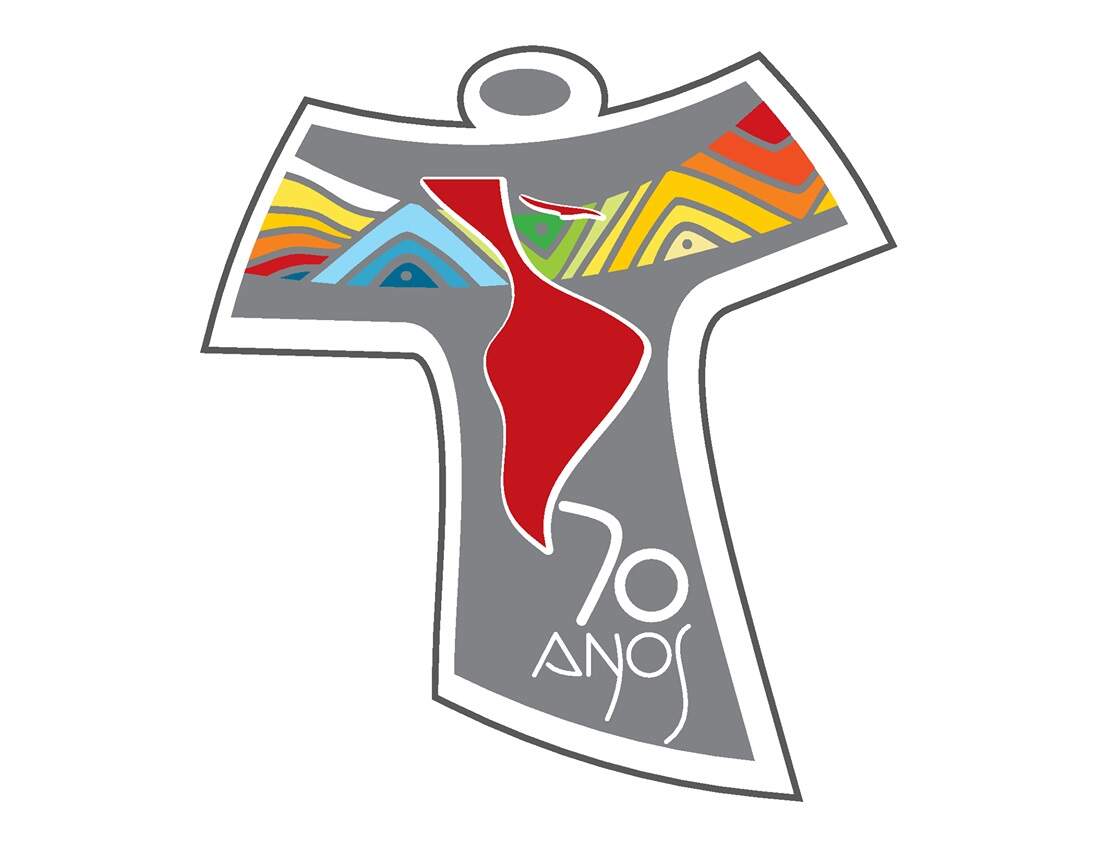 selo 70 anos fransciscanos