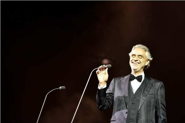 Show do tenor Andrea Bocelli no Santuário Nacional - Foto: Thiago Leon