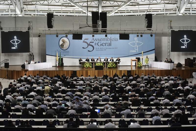 Sessão de abertura da 55ª Assembleia Geral da CNBB - foto: Thiago Leon