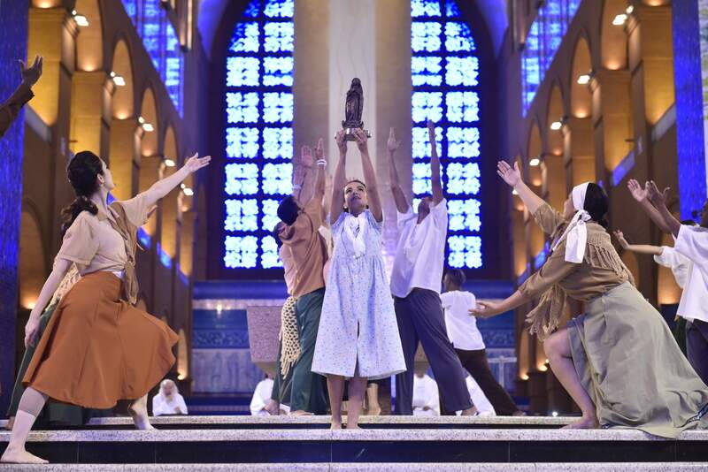 O Santuário de Aparecida celebra neste dia 12 de junho a Coroação de Nossa Senhora Aparecida. Fotos: Thiago Leon