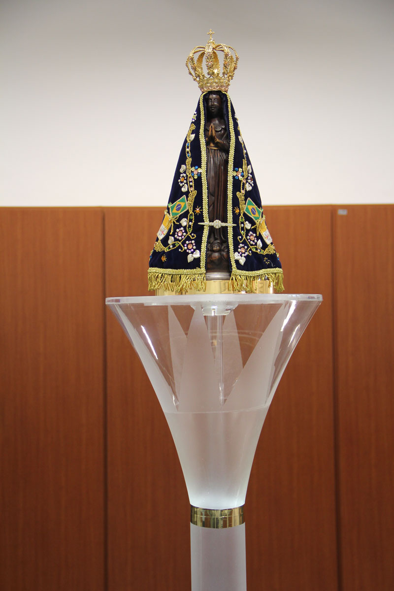 Trono da imagem para a Festa da Padroeira 2015_foto: Matheus Andrade